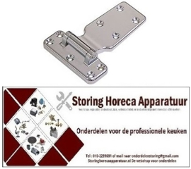 397700092 - Scharnier overslag 0mm totale hoogte 21mm totale lengte 110mm B 80mm