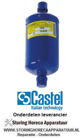 276750750 - Filter droger type aansluiting ODS 3/8" 130cm³ p max. 45bar -40 tot +80°C 337g CASTEL