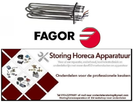 939417694 -Verwarmingselement 9000W 230V VC 3 L 192mm B 39mm H 68mm LA 90mm gat ø 8mm FAGOR