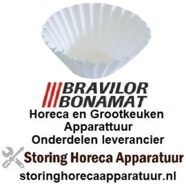 209960100 - Papier koffiefilter D1 ø 90 mm D2 ø 250 mm voor koffiemachine BRAVILOR-BONAMAT