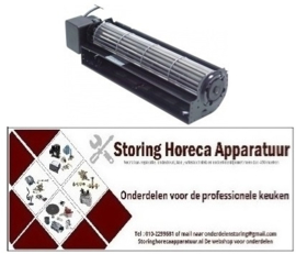 373601058 - Dwarsstroomventilator rol ø 60mm wals L 300mm gelamineerde kerndikte 20mm