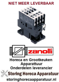 125380108 - Magneetschakelaar  relais AC1 30A 230VAC hoofdcontact 3NO hulpcontact 1NO aansluiting schroefaansluiting ZANOLLI