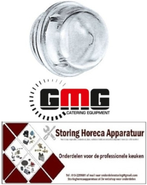 613359942 - Lensnippel temp. bestendigheid 350°C ø 40mm H 39mm hardglas draad ø 33,5mm voor pizzaoven GMG