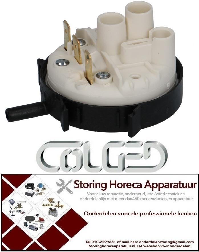 605541899 - Pressostaat drukbereik 125/105mbar aansluiting 6mm ø 58mm drukaansluiting COLGED