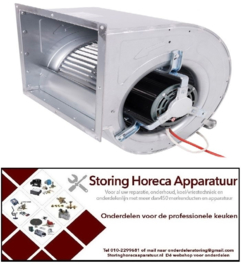 COM262.7225.0100 - Slakkenhuis afzuig ventilatormotor 5000 M3/uur - 230 Volt