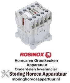 242380238 -Relais AC1 16A 230VAC hoofdcontact 3NO hulpcontact 1NO aansluiting schroefaansluiting ROSINOX