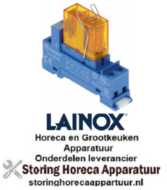 333381467 -Printrelais FINDER 1CO aansluiting pinnen met relaishouder 95.63 LAINOX