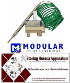 VE264M564010000 -Thermostaat t.max. 90°C instelbereik 30-90°C 1-polig 1CO voeler ø 6mm voeler L 126mm Modular