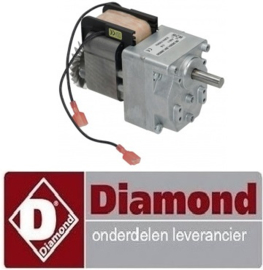 126020112-3- Tandwielmotor 230V voor kippengrill  DIAMOND RVG6/CM