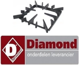112210265 - Branderrooster B 350mm L 328mm voor gasfornuis DIAMOND