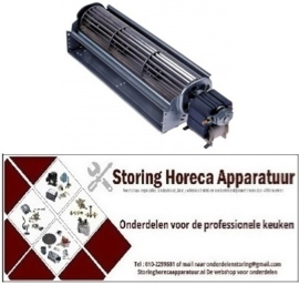 319601174 - Dwarsstroomventilator rol ø 65mm wals L 300mm motorpositie rechts 53W universeel lager silicone