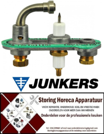 VE451100059 - Waakvlambrander type CB505004 1-vlammig aardgas sproeiertype nr.4 gasaansluiting 4mm JUNKERS