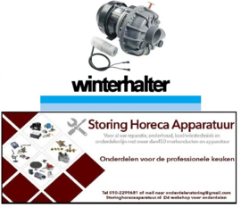 738501462 - Waspomp ingang ø 63mm uitgang ø 53mm type 2204/D 230V 50Hz fasen 1 0,73kW 1PS L 260mm WINTERHALTER