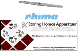 522517466 -  Wasarm inbouwpositie boven/onder L 500mm sproeiers 10 voor vaatwasser RHIMA