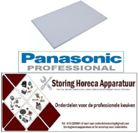 726692096 - Bodemplaat L 535mm B 330mm keramiek voor magnetron PANASONIC