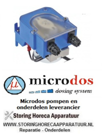 788361803 - Doseerapparaat MICRODOS frequentieregeling 4l/h 230VAC wasmiddel slang ø 4x6mm slang Santoprene