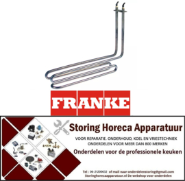 144418460 - Verwarmingselement 2000W 230V L 280mm friteuse H1 146mm H2 54mm FRANKE
