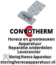 416690049  - Scharnier overslag 0mm totale hoogte 22mm overslag totale lengte 118,5mm CONVOTHERM