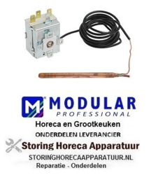 151390421 -Thermostaat t.max. 90°C 1-polig 1CO 16A voeler ø 6,5mm voeler L 95mm capillaire 1500mm MOdular