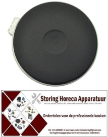 VE1031218453014 - Kookplaat 1.500 Watt - 110 Volt - Ø180mm met 8mm rvs rand