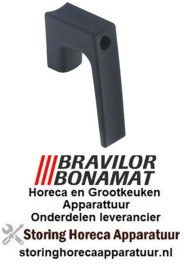 249111388 -Handvat L 100mm B 55mm LA 30mm inbouwpositie links/rechts vpe 1stuk Bravilor