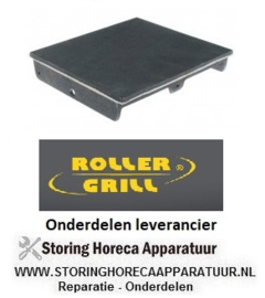 2126.933.64 - Gietijzerplaat inbouwpositie boven glad ROLLER GRILL