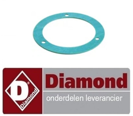 444RTCU700399 - Pakking D1 ø 110mm D2 ø 80mm materiaaldikte 1,6mm Diamond G77/2F4T-N