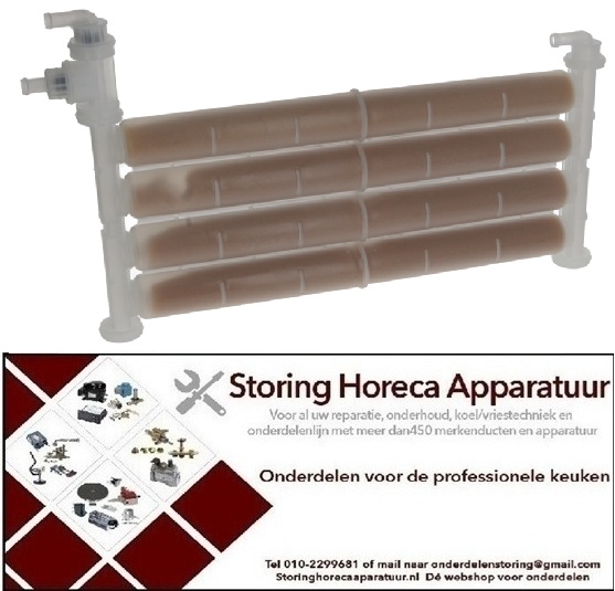 765530395  - Waterontharder 4-maal L 380mm B 180mm voor vaatwasser Colged, Cookmax, Elettrobar
