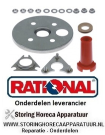 289511685 - Simmerring set ID ø 15mm AD ø 27mm aspakking flens inbouwmaat met montagemateriaal RATIONAL