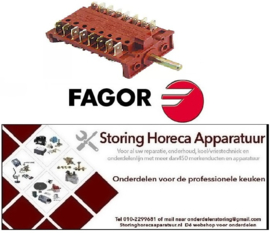 369345493 -Nokkenschakelaar 4 schakelstanden schakelvolgorde 1-0-2-3 as ø 6x4,6mm FAGOR