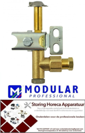 VE575106902 - Waakvlambrander SIT type serie 100 2-vlammig sproeier ø 0,2mm gasaansluiting 6mm Modular