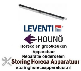 428696848 - Lekbak L 500mm RVS B 26mm voor heteluchtoven Houno, Leventi