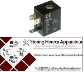 178371085 - Magneetspoel 230VAC 4VA spoeltype ZB10A afname ø 10mm 50/60Hz, SIRAI