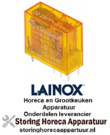 144380333- Printrelais 230VAC 2CO bij 250V 8A aansluiting pinnen roostermaat 5mm FINDER LAINOX