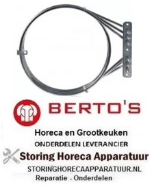 124418131 - Verwarmingselement 6000 W 230V voor Bertos oven