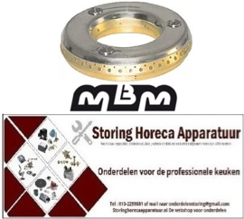 186103048 - Gasbranderdeksel ø 100mm met centraal gat MBM