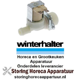 426370739 -Magneetventiel enkel recht 230VAC ingang 3/4" uitgang 14,5mm Invensys kunststof Winterhalter