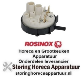 272541003 -Pressostaat drukbereik 55/35mbar aansluiting 6mm ø 58mm drukaansluiting horizontaal spoeltechniek ROSINOX