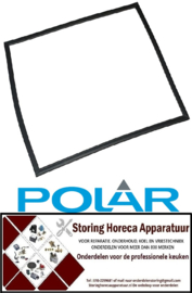 697AD023 - Koeldeurrubber voor koel en vrieskast  POLAR CD080, CD081, CD086, CD610, CD611