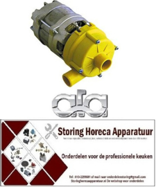 944500180 -Pomp ingang ø 28mm uitgang ø 28mm type C7670 230V 50Hz fasen 1 0,11kW 0,15PS L 190mm ATA
