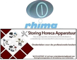34550900116 - Druktaster blauwgrijs aan-uit  RHIMA