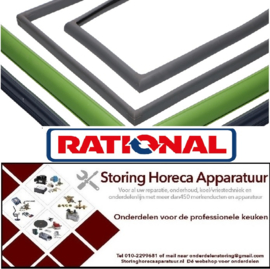 RATIONAL DEURRUBBER OVEN / STEAMER HORECA EN GROOTKEUKEN APPARATUUR, REPARATIE, ONDERDELEN
