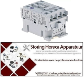 106380352 - Relais  AC1 32A 230VAC (AC3/400V) 9A/4kW hoofdcontact 4NO aansluiting schroefaansluiting