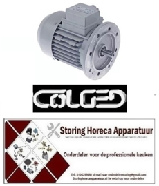 554601861 -Motor 400 V 900/1100U/min schacht ø 14 mm 180 W type 71-B5 L 227 mm zonder tandwiel COLGED