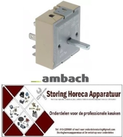 VE307380015 - Energieregelaar 230V 13A enkel circuit draairichting rechts AMBACH