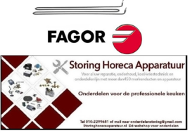 322416616 -Verwarmingselement 2000W 230V L 525mm B 82mm H 46mm aansluiting M4 droog FAGOR