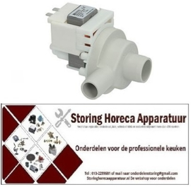 494499200 -Afvoerpomp type 50Hz 25W 220-240V ingang ø 30,5mm uitgang ø 22mm HANNING SILANOS