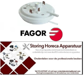 940541304 -Pressostaat drukbereik 2,7/2,15mbar drukaansluiting horizontaal gastechniek FAGOR