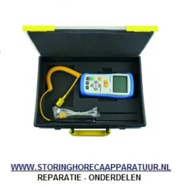 ST1800123 - Temperatuurmeterset PEAK TECH 5110 draad-, insteekvoeler meeteenheid °C/°F