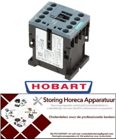 280381387 -Relais AC1 22A 230VAC (AC3/400V) 4kW hoofdcontact 3NO hulpcontact 1NO HOBART